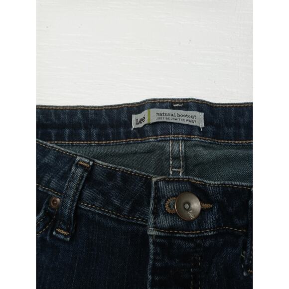 Lee Natural Bootcut Just Below The Waist 12 Medium Dark Blue Women's Jeans Good - Picture 5 of 9
